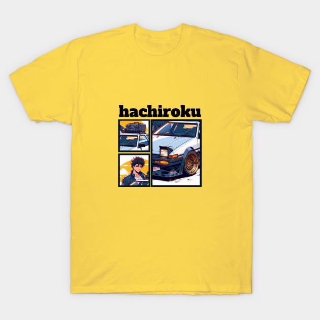 Hachiroku T-Shirt by MOTOSHIFT